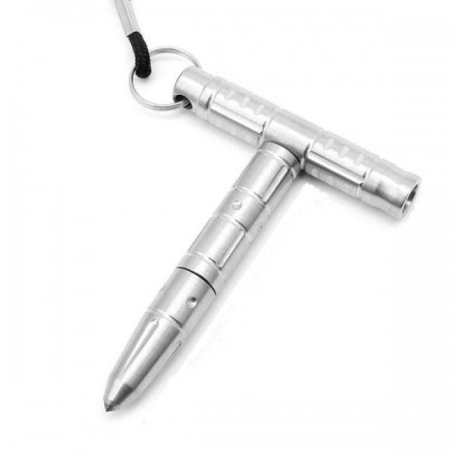 Тактична ручка Bellyde TP-2 Срібляста (100135) в інтернет супермаркеті PbayMarket!