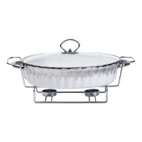 Мармітниця YIWU 1.5 л Хром-білий (HP1023)