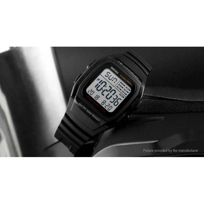 Чоловічий спортивний годинник Skmei 1278 Чорний