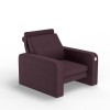 М'яке крісло KULIK SYSTEM PLEASURE Тканина Цілий Фіолетовий (hub_NBgI74227) в інтернет супермаркеті PbayMarket!