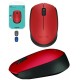 Миша бездротова Logitech M171 Red/Black USB (910-004641)