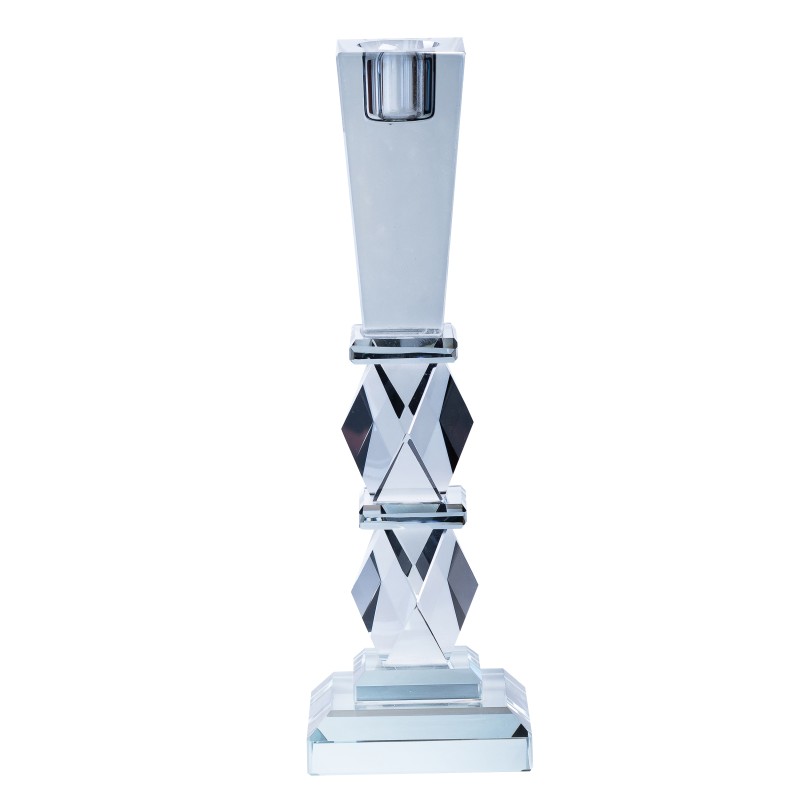 Підсвічник скляний TS Kitchen Night Crystal 25 см (HP36556M)