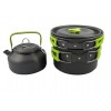 Набір туристичного посуду алюмінієвого Cooking Set DS-308 8148