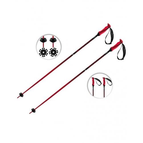 Палиці гірськолижні Volkl Phantastick Ski Poles (18 mm) Red-Black 90 169810-90 в інтернет супермаркеті PbayMarket!