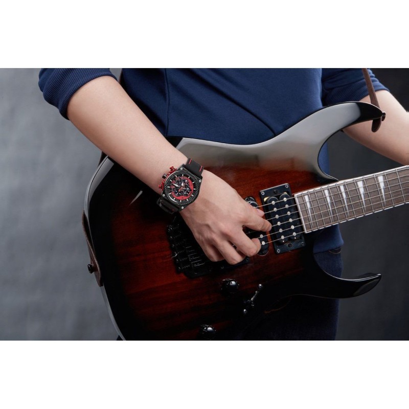 Годинник Megir Black Red Black MG2051 (MN2051G-BK-1N8)