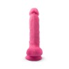 Фалоімітатор SilexD Johnny Pink Glow in the dark, двошаровий, силікон+Silexpan, діаметр 3,5см в інтернет супермаркеті PbayMarket!
