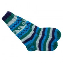 Шкарпетки теплі Тапа Kathmandu вовна яка M Різнокольорові візерунки (27262)