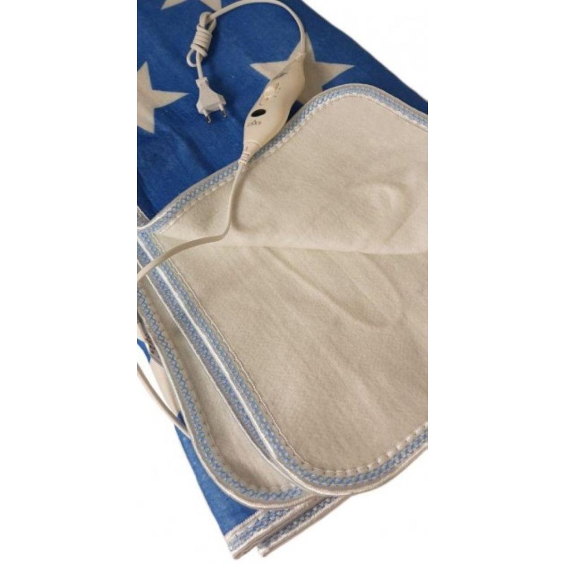 Простирадло електричне Electric Blanket 7418 150х160 см Білі зірки