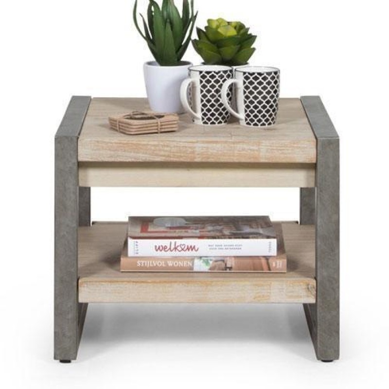 Приліжковий столик у стилі Loft NS-1492 480x500x500 мм Черный