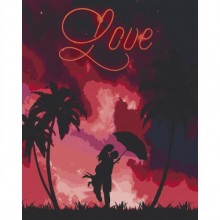 Картина за номерами Art Craft Пара під парасолькою 10322-AC 40х50 см