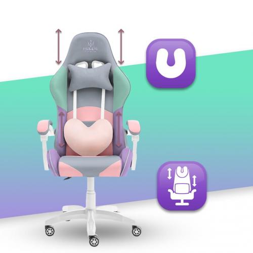 Комп'ютерне крісло Hell's Rainbow Violet-Mint