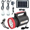 Ліхтар Luxury YJ-1902T 5W 22SMD Powerbank solar ЗУ220В Чорно-червоний (1748935803)