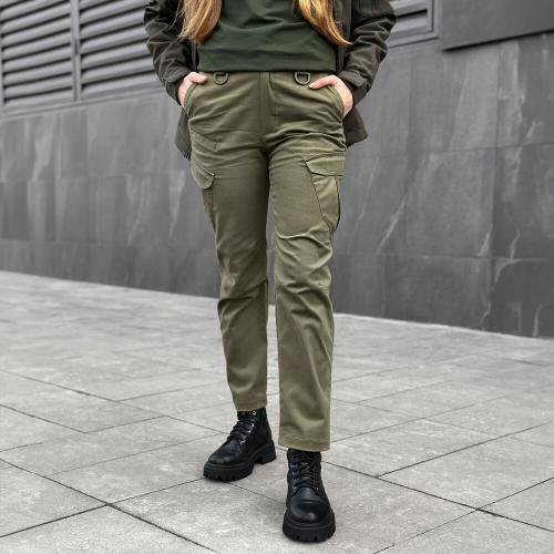 Штани-карго жіночі тактичні Pobedov Tactical V2 358878 L Хакі (00000005985) Штани-карго жіночі тактичні Pobedov Tactical V2 358878 L Хакі (00000005985)
