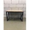 Стіл обідній GoodsMetall з металу та дерева, Лофт 1200х600х750 
