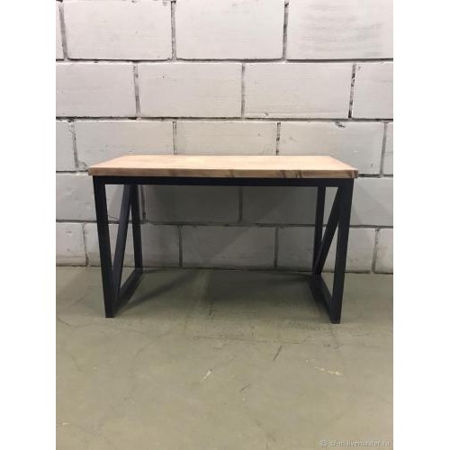 Стіл обідній GoodsMetall з металу та дерева, Лофт 1200х600х750 