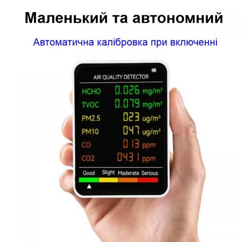 Аналізатор якості повітря Nectronix M8 з акумулятором (101137)