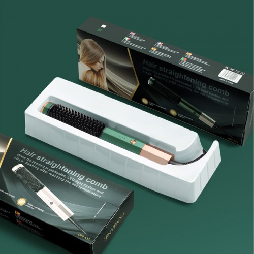 Гребінець-випрямляч Hair Straightener LSM-631 Зелена в інтернет супермаркеті PbayMarket!