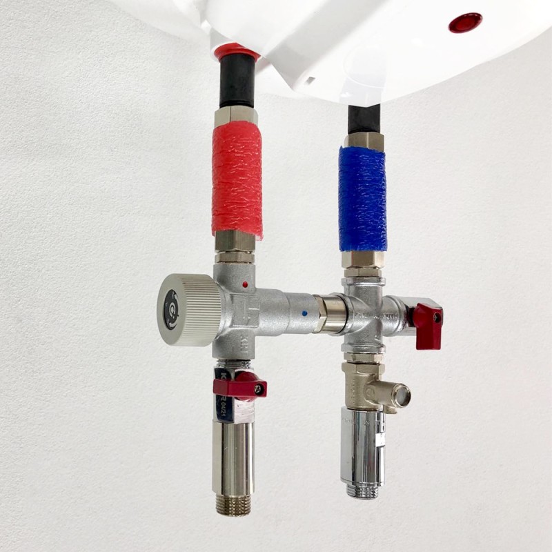 Змішувач-термостат бойлера водонагрівача Kvant Labaratory 9T FILTER з магнітним фільтром 1/2