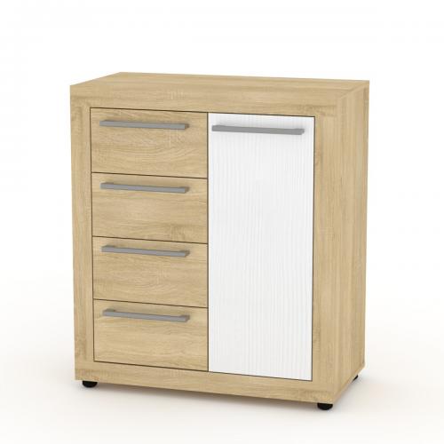 Комод МГ-1 тумба-2 Компанит дуб сонома + білий Комод МГ-1 тумба-2 Компанит дуб сонома + білий