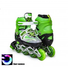 Роликові ковзани Happy 34-37 Green (1533165018-M)
