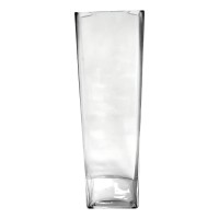 Ваза декоративна з товстим дном YIWU 40 см Прозорий (HP-1730)