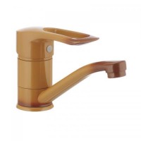 Змішувач для умивальника Haiba HANSBERG 004 (вилив 15 см) коричневий (HB0186) Змішувач для умивальника Haiba HANSBERG 004 (вилив 15 см) коричневий (HB0186)