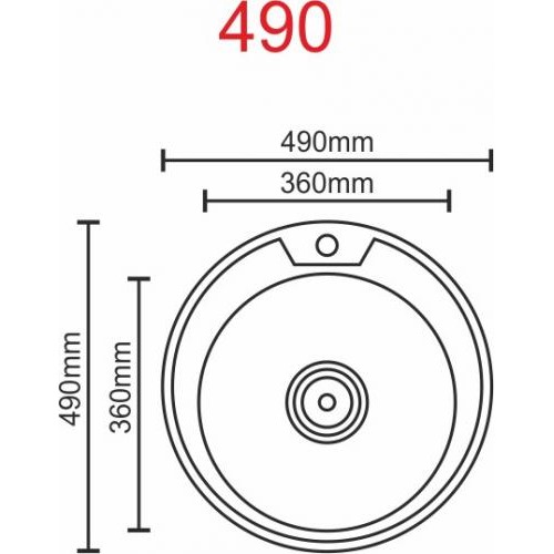 Миття кухонне з нержавіючої сталі Platinum 490 ДЕКОР 08 / 180 в інтернет супермаркеті PbayMarket!