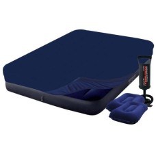 Надувний матрац Intex 64758-3, 137 x 191 x 25 см, з наматрацом-чохлом, двома подушками та ручним насосом. Полуторний