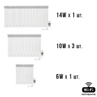 Розумна мобільна система опалення електрична ELECTRO SET 50А WI-FI 5000 Вт