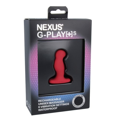 Вібромасажер простати Nexus G-Play Plus S Red, макс діаметр 2,3 см, перезаряджуваний