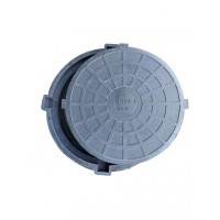 Люк полімерпіщаний середній В125 чорний Люк полімерпіщаний середній В125 чорний