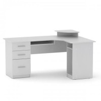 Стіл кутовий Компаніт СУ 3 160х110х87 см Німфея альба Стіл кутовий Компаніт СУ 3 160х110х87 см Німфея альба