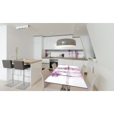 Наклейка вінілова на стіл Zatarga «Рожеве озеро Фарби» 600х1200 мм Z180378st