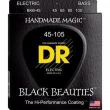 Струни для бас-гітари DR BKB-45 Black Beauties K3 Coated Medium Bass 4-Strings 45/105