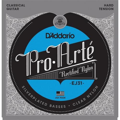 Струни для класичної гітари D'Addario EJ31 Rectified Trebles Hard Tension Струни для класичної гітари D'Addario EJ31 Rectified Trebles Hard Tension