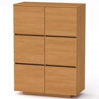 Комод Тумба 2 Компанит МГ 5 85х40х118 см вільха