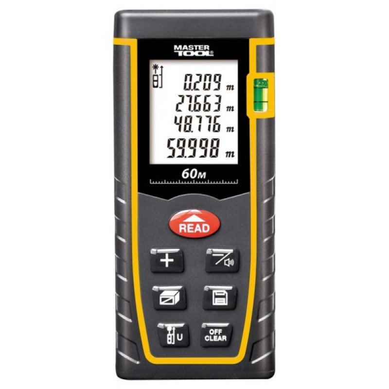 Дальномір лазерний MASTERTOOL 0.05-60 м 2 мм/м чохол 30-0960