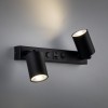 Настінний світильник TK Lighting Top 39x18 см Чорний (TK10277)