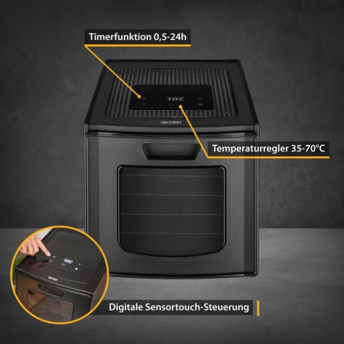 Сушарка для фруктів та овочів First Austria FA-5126-9 Black Сушарка для фруктів та овочів First Austria FA-5126-9 Black