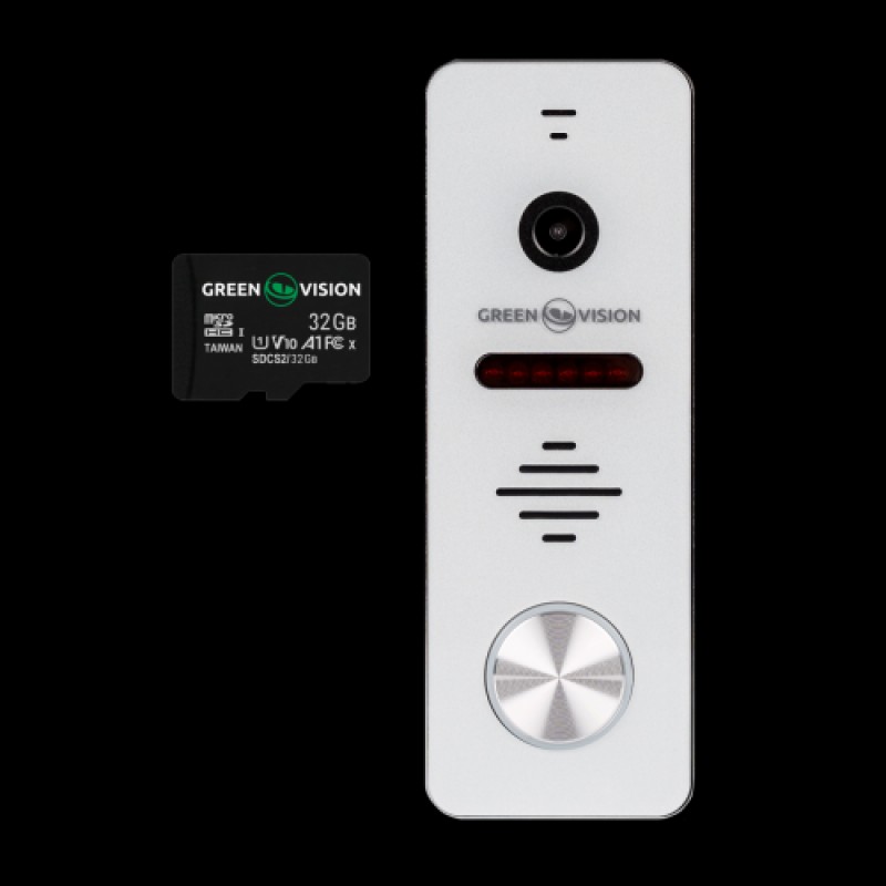 Автономна панель виклику IP GreenVision GV-008-M-150 SD-32Gb