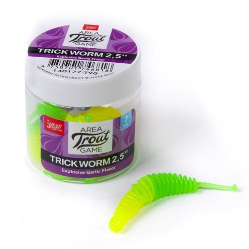 Силікон Lucky John Pro Series TRICK WORM 2.5in / 6.35см / T90 / 7шт (140177-T90) в інтернет супермаркеті PbayMarket!