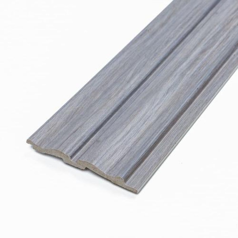 Декоративна стінова рейка Sticker Wall PS 2900x120x12 мм Сірий (SW-00002142)