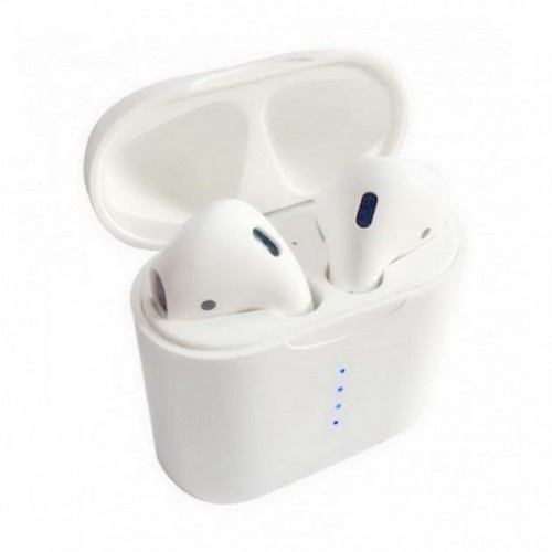 Бездротові сенсорні Bluetooth навушники в кейсі за допомогою бездротової зарядки HBQ i100 TWS 5.0 Білі