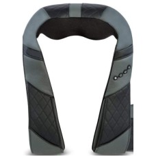 Масажер для шиї і плечей з прогріванням Resteck 32x31x19 см Чорно-сірий (1477844644)