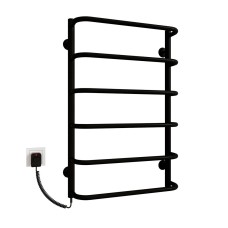 Рушникосушарка електрична Стандарт П6 500х800 Deffi Чорний EF16 (C.SS.80.50.6.E.B.L.5)