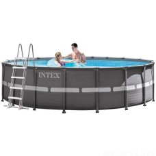 Каркасний басейн Intex 26330-1,549 х 132 см (драбина, тент, підстилка)