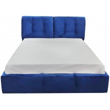 Ліжко BNB Gold Comfort 120 х 190 см Simple З підйомним механізмом та нішою для білизни Синій