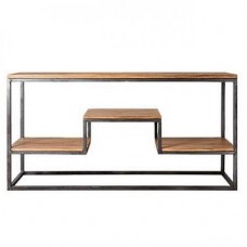 Консоль для дому в стилі Loft NS-363 830x1600x400 мм Черный