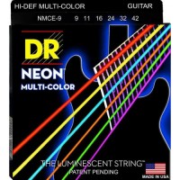Струни для електрогітари DR NMCE-9 Hi-Def Neon Multi-Color K3 Coated Light Electric Guitar Strings 9/42 Струни для електрогітари DR NMCE-9 Hi-Def Neon Multi-Color K3 Coated Light Electric Guitar Strings 9/42