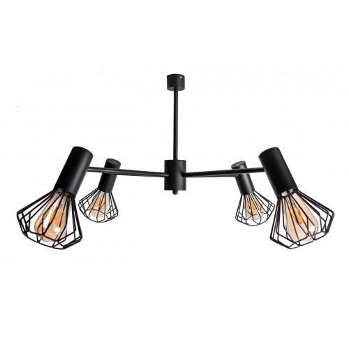 Люстра MSK Electric Diadem на чотири плафони NL 22152-4 BK Люстра MSK Electric Diadem на чотири плафони NL 22152-4 BK